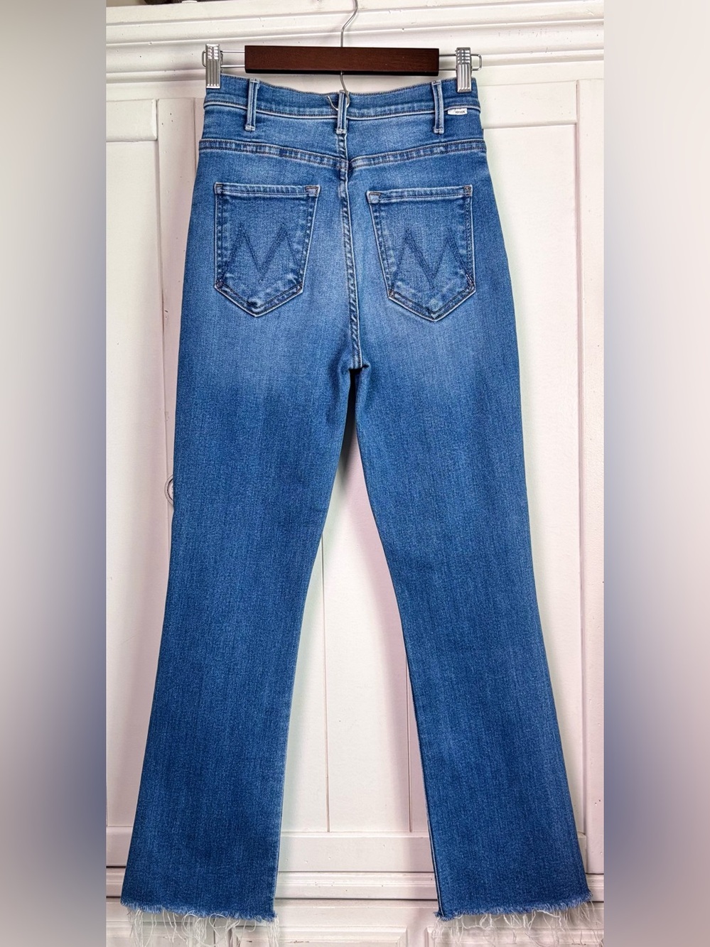 ✨MOTHER The Hustler High Rise Ankle Fray Jeans | Layover | Size 27 - Picture 7 of 15